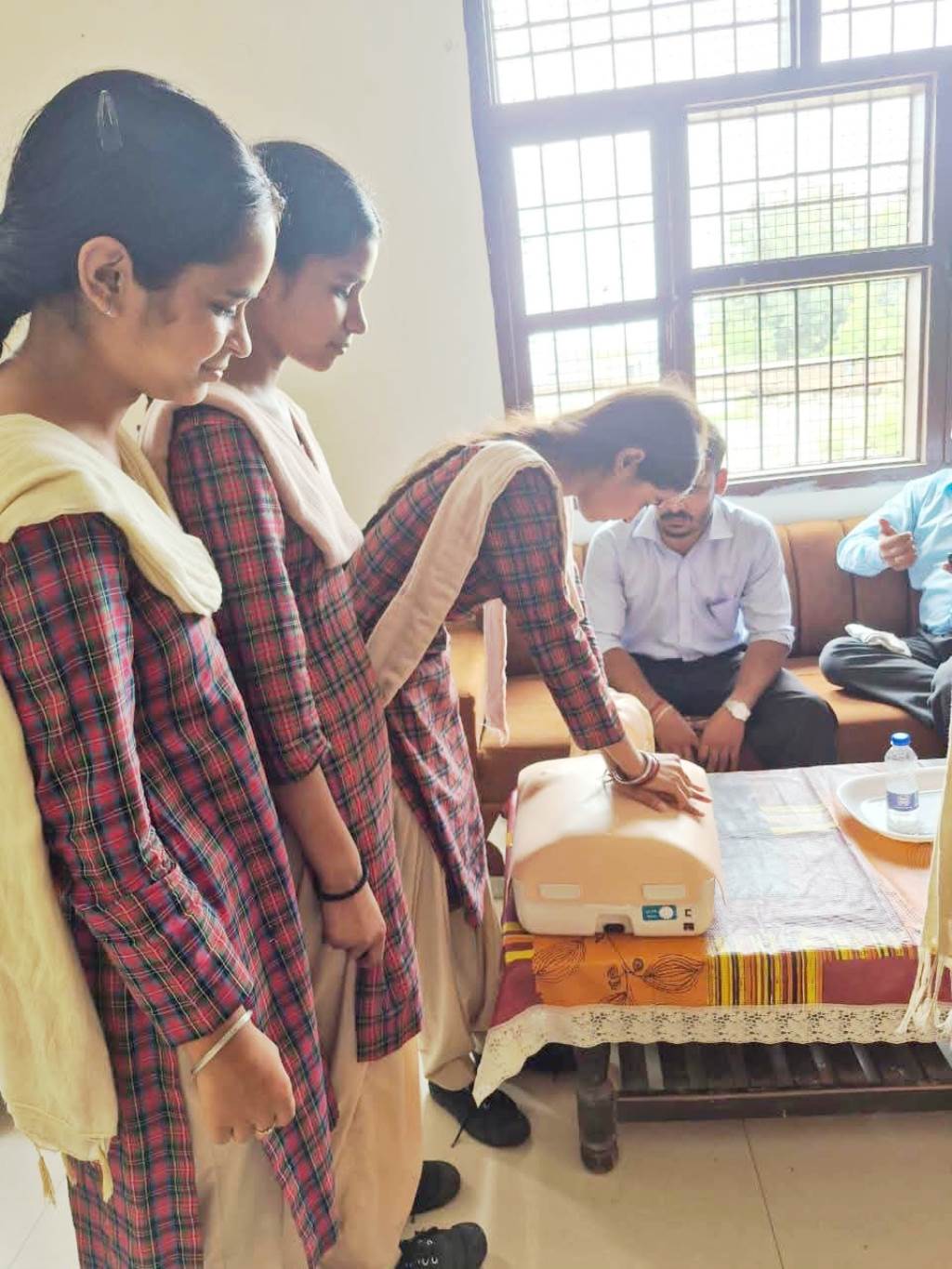 1340 students trained in health and first aid under Mission Swasth Kavach
